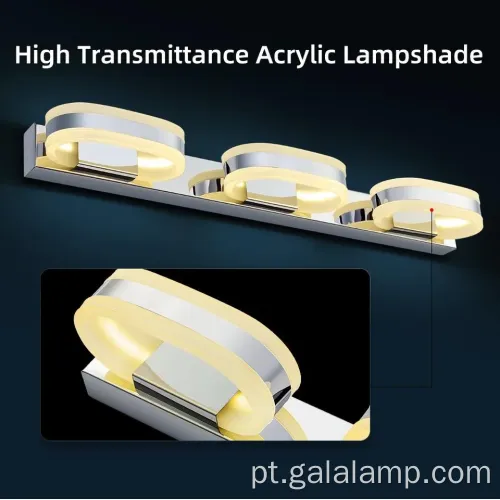 Interruptor do zíper do farol de espelho de enchimento LED